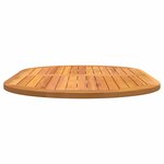 vidaXL Plateau de table Marron 120 x 70 x 2 cm Bois d'acacia massif
