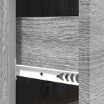 vidaXL Armoire à tiroirs Sonoma gris 33 x 34 5 x 87 cm