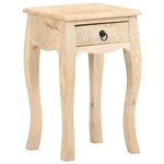 vidaXL Table de chevet 28x28x46 cm Bois de manguier massif