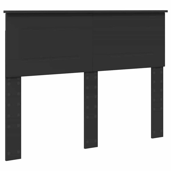 vidaXL Tête de lit Chêne noir 135 cm Bois d'ingénierie