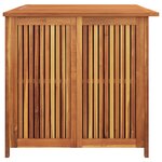 vidaXL Boîte de rangement de jardin 150x80x75 cm bois massif d'acacia