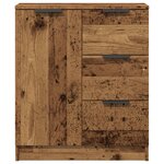 vidaXL Buffet vieux bois 60x30x70 cm bois d'ingénierie