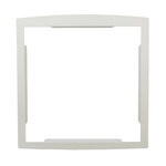 Cadre d'encastrement blanc neige brillant ral 9016