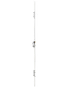 THIRARD - Serrure à encastrer multipoints 3 points NF QC TRIMAX à 2x2 pênes ronds  hauteur 2250mm  sans gâches - THIRARD