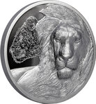 Pièce de monnaie en Argent 1500 Shillings g 62.2 (2 oz) Millésime 2021 Growing Up LIONS