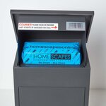 Boîte à colis moyenne 1 porte Gris foncé à accès frontal Acier galvanisé SMART PARCEL BOX®