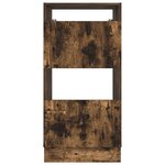 vidaXL Armoire à Laver avec stockage Chêne fumé Bois d'ingénierie