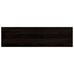 vidaXL Marches d'escalier 12 Pièces marron foncé 90x25x2 cm chêne massif