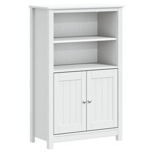 vidaXL Armoire de salle de bain BERG blanc 69 5x34x110 cm pin massif