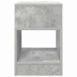 vidaXL Table d'appoint 2 Pièces Gris béton 30 5 x 30 x 45 cm