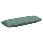 vidaXL Coussin de Dos Vert Mer 140 x 50 cm Tissu en velours côtelé