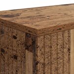vidaXL Table console Bois ancien 101 x 29 x 74 cm Bois d’ingénierie