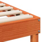 vidaXL Cadre de lit Marron 90 x 190 cm Pin massif