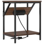 vidaXL Armoires de chevet 2 Pièces Chêne marron 38 x 30 x 48 cm