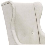 vidaXL Fauteuil Crème ARES