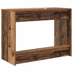 vidaXL Bureau de lit Bois ancien Bois d'ingénierie 100 x 45 x 75 cm