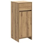 vidaXL Armoire de salle de bain Chêne artisanal 35 x 36 5 x 85 cm