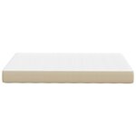 Matelas à ressorts ensachés vidaXL Vert clair Gris Moyen 120x190x20 cm Tissu