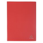 Protège-documents en polypropylène souple OPAK 100 vues - A4 - Rouge x 12 EXACOMPTA