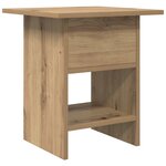 vidaXL Table de chevet Chêne artisanal 41 x 40 x 45 cm