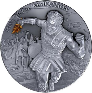 Pièce de monnaie en Argent 5 Dollars g 62.2 (2 oz) Millésime 2025 HISTORY OF MARATHON
