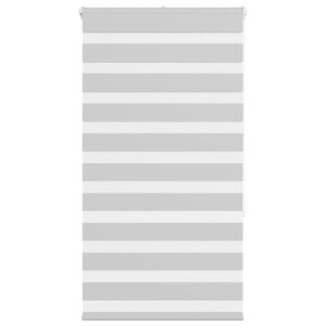 vidaXL Store zèbre gris clair largeur du tissu 50 9 cm polyester