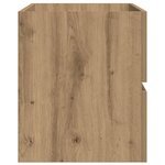 vidaXL Armoire lavabo chêne artisanal 100x38 5x45 cm bois d'ingénierie