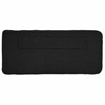 vidaXL Tête de lit capitonnée Marron et Noir 160 cm Pin massif