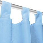 Vidaxl rideau occultant avec boucles 2 pièces 140 x 225 cm turquoise