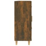 vidaXL Buffet Chêne fumé 69 5x34x90 cm Bois d'ingénierie