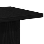 Support de plante vidaXL 2 Pièces Chêne noir 30x30x95 cm Bois d'ingénierie