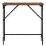 vidaXL Table console Bois ancien 75 x 32 x 75 cm Bois d'ingénierie