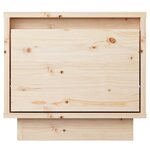 vidaXL Table de chevet 35x34x32 cm Bois de pin solide