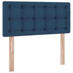 vidaXL Lit avec rangement et matelas avec matelas Bleu 90 x 200 cm