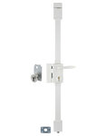 THIRARD - Serrure en applique Targa A2P* à tirage pour entrée  gauche  3pts  Transit2 30x65mm  axe 45mm  blanc  4 clés - THIRARD