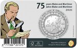Pièce de monnaie 5 euro Belgique 2021 BU – Blake et Mortimer (colorisée)