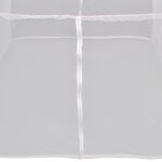 vidaXL Tente de camping 200x180x150 cm Fibre de verre Blanc