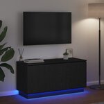 vidaXL Meuble TV Chêne noir 100 x 38 x 49 cm Bois d'ingénierie