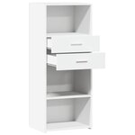 vidaXL Buffet haut blanc 50x42 5x124 cm bois d'ingénierie