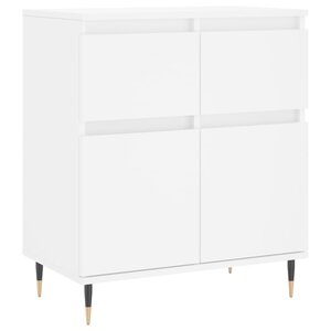 vidaXL Buffet Blanc 60x35x70 cm Bois d'ingénierie