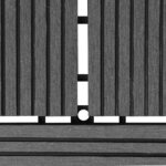 vidaXL Carreau de terrasse 11 pc Gris 30 x 30 cm WPC