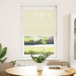 vidaXL Store plissé crème 80x100 cm largeur du tissu 79 4 cm polyester