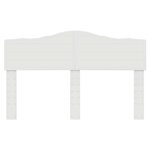 vidaXL Tête de lit Blanc Brillant 160 cm Bois d'ingénierie