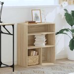 vidaXL Bibliothèque chêne sonoma 60x30x71 5 cm bois d'ingénierie