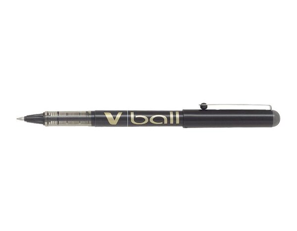 Stylo roller V Ball VB7 encre liquide Pointe métal Moyenne Noir PILOT
