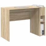 vidaXL Bureau Chêne Sonoma 109 x 50 x 78 cm Bois d'ingénierie