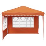 vidaXL Tente de fête pop-up 288 x 288 x 245 cm Orange Tissu Oxford
