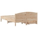 vidaXL Cadre de lit sans matelas 150x200 cm bois de pin massif