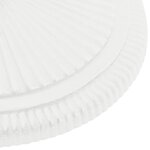 vidaXL Socle de parasol Blanc 45x45x30 cm Fonte