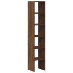 vidaXL Bibliothèques 2 Pièces empilable chêne marron bois d'ingénierie